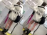 寒いのにショーパンを履いてくれるスレンダーJD