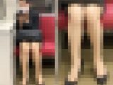 短いスカートから国宝級の美脚を見せてくれたエロすぎる美人OLさん（其の十）