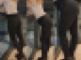 【ピチピチ黒デニム】透けブラさせまくる巨尻お姉さん3