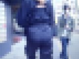 超スーパーハイスペック美女が光沢感のあるピタパン 入って美巨尻密着させて歩く姿がエロすぎる