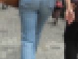 超スーパードエロ美爆尻の長身美人お姉さんがデニムモッコリさせて歩く姿にフル勃起