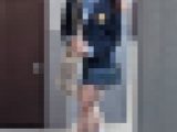 抱き心地よさげなむちっとした色白JKのエレベーター盗撮