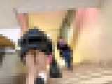 [4K]ミニスカ盗撮No.9 ジャケットでミニスカが捲れあがったお尻丸出しのむちむちロリカワ美少女を追いかけ回す【後編】
