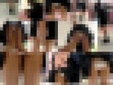 【再販】鬼畜スカートめくり38 2カメ同時で見る犯行現場?白P丸出し学生14連続めくり～