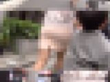 【再販】【FHD高画質】子連れピンクワンピ くっきりライン