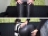 【再販】第165話【高画質版】お尻にザーメンをぶっかけちゃおう！黒パンツにガータ下着2発射(吉岡ひなの)【人妻】