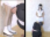 【再販】【希少★フィギュアスケート脚舐め】【エロ感度◎コス濡れ染み】【太ももコキ射！２射！】コスプレ美女の足指を舐めつくす！まりん20才