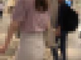 【横からの眺め216】スリムな女子大生のおっぱいを並走で！