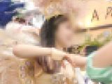 【フェチ動画】4K！至近距離で美尻を揺らす！すべすべ美肌美尻の女子大生ピーチ姫サンバダンサー