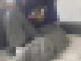 色白可愛い大学生Nちゃん汚れた白靴下のつま先と足裏