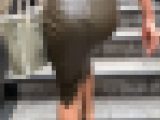 【再販】【OLシリーズ】パッツンレザースカートをギャル系のエロい尻の形をしたデカ尻女【227】