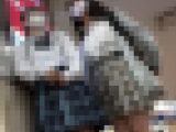 ◎ローアングル＃116  巨乳JKのフロント逆さ撮り、小柄JKのセクシーパンチラ、