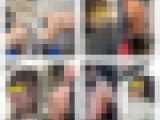35分の電車内で真上・対面・接近のマルチアングルで接写！13名の美人制服美女のエロ過ぎる生脚美脚568