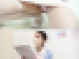 施術中に大胆開脚で透けTバック丸見えな美人すぎる歯科助手?【ローアングル/ナース服】
