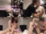 【再販】（個人撮影）美乳の女子大生、オンライン授業の合間にこっそり〇交。(騎乗位のエロい腰振り)