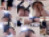 【再販】食い込みを直したらスカートがまくれ上がりお尻が丸出し！無防備に開脚しちゃう姿も可愛い店員さんシリーズNo33SP