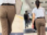 歩行記録0146「ぷりぷりな美尻に接近してPラインを視る」(4名)
