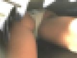 【再販】がっつり逆さ白パンモロjkの登校中接写撮り