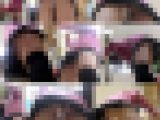 【再販】激ミニTバックからハミ出てます、、、太ももがエロいJKの生尻に食い込むパンツを盗撮 ～