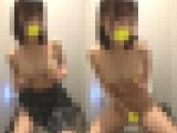 デパートのトイレでこっそりオナニーしちゃうJK145
