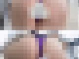 【デカ尻・巨尻】ヒップ100cmオーバーの制服女子の肉々しい食い込みお尻パンティをしつこく接写！勃起待ったナシ！ルーズソックスと