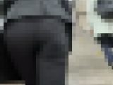 【276】パンツスーツOLさんとフロント眩しいスーツOL美女の盛り合わせ！