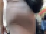 パンティーライン透け透け！薄手のワンピギャル。②