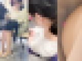 【追い撮り】2名/疲れ切った営業お姉さんの垂れパイ胸チラ/JDの覗き胸チラ、逆さパンチラ