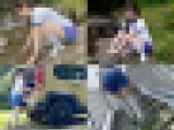 【再販】【合宿隠し撮り①】ちょいぽちゃ健康的エロさを醸すちっぱい体.操.服じょし…すやカンで全身舐めつくし無慈悲マーキング中出し【個撮】