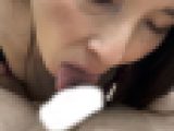 【変態マゾ美人妻リエ】旦那の肉棒は咥えないのに喉奥までセルフイラマ。喉オナニーで喉奥イキが止まらない