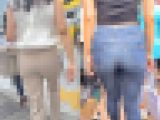 プレミアムクラスのセレブW美巨尻！長身エロボディにムニュるパッツン尻で庶民を挑発！ 未公開の秘蔵尻 編
