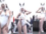 前も後ろも食い込みハイレグ！エロすぎコスプレイヤー (勝利の●神：NI●KE／ブルー●ーカ●ブ 編)
