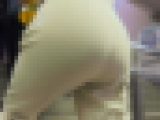 歩行記録0185「真っ白パンツスタイルギャルのつるつるなぷり尻」