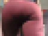 【再販】パンティラインくっきりのデカ尻レギンスをじっくり観察3日分