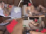 【パンスト美脚尻＆精飲ディープスロート】デカパイ尻のありさちゃんに、ノーパン黒パンストでフェチプレーと、ごっくんバキュームフェラ