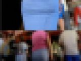 【巨尻タイトスカート】豊満外国人マダムのギチギチ感満載巨尻タイトスカート着衣尻を粘着撮影。