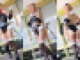 前も後ろも食い込みハイレグ！エロすぎコスプレイヤー (Ma●ie Ro●e編)