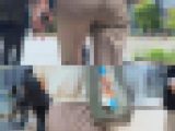 歩行記録0197「サラ髪清楚OLのぷりふわヒップにPラインを確認」(3名)