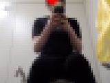 【vol.50】まさかの立ちバックオナニー！？性を感じさせない清楚系お姉さんのトイレ内淫行。