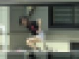 【テニスウェア】お着替えまさかのTバック！天使のおっぱいゲット！