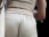 テロテロパンツから透け透けパンティー(*ノωノ)