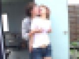 【再販】美巨乳むちむちデカ尻の美女を狙って打ち水…身体を拭く素振りで乳を揉みしだき・ムチ尻にチ●ポ突き刺し中出し