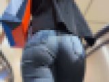 歩行記録0234「スタイル良しぱつぱつジーンズのむち尻ギャル系女性」(2名)