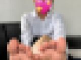 jk夏制服のTちゃん撮影第三白靴下と素足の足裏ドアップ足指グーパーも靴下と素足の２パターンでじっくり