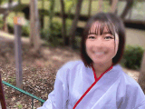 【再販】神社で奉仕するリアル巫女 ちあき（２１） かわいい『Bカップ』 乳首はきれいな桜色　ちんちんに赤面→無垢おまんこに中出し2発