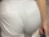 【再販】《４K・高画質》 No.1024「仕事の出来そうな高身長美人OL！王道の白スラックスパンツ」