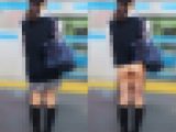透視記録0004「グレースカート電車待ち制服女子のお尻を透視」(20名)