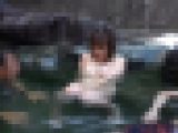 【再販】推定Hカップ爆乳の看護師を露天風呂で●●…口内とマ●コに肉棒ねじ込まれ串刺しカンで中出しされたMさん