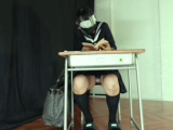 【再販】学校の自習中バイブ我慢する女子