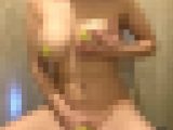 デパートのトイレでこっそりオナニーしちゃうJK170　スタイル抜群の美人JKが美巨乳を揉みしだきながら大胆オナ